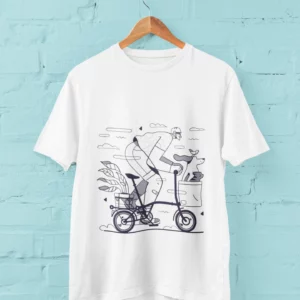 Koszulka z motywem Brompton - motyw 2