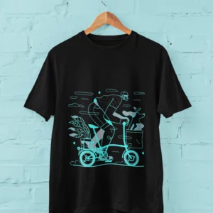 Koszulka z motywem Brompton - motyw 2b