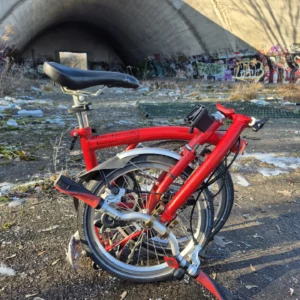 Brompton H3L (C-Line Urban) w kolorze mat red
