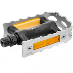 Brompton - pedał lewy nieskładany - srebrny