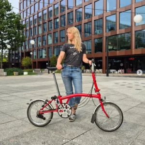Brompton M6L w kolorze Mat Red